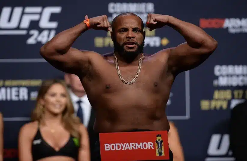 Cormier during weigh ins for UFC 241.