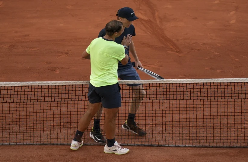 Rafael Nadal and Jannik Sinner