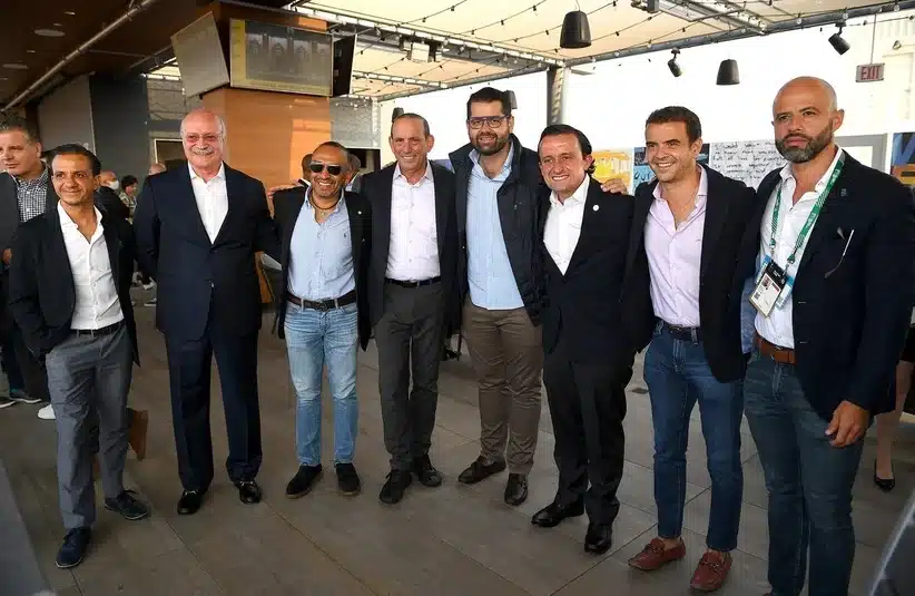 La Liga meeting taking place in the US