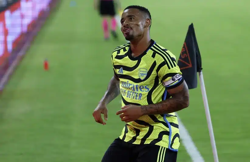 Jesus interacting with the football fans