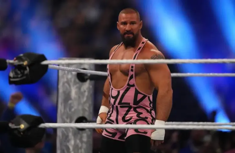 Bron Breakker during the Men’s Royal Rumble match.