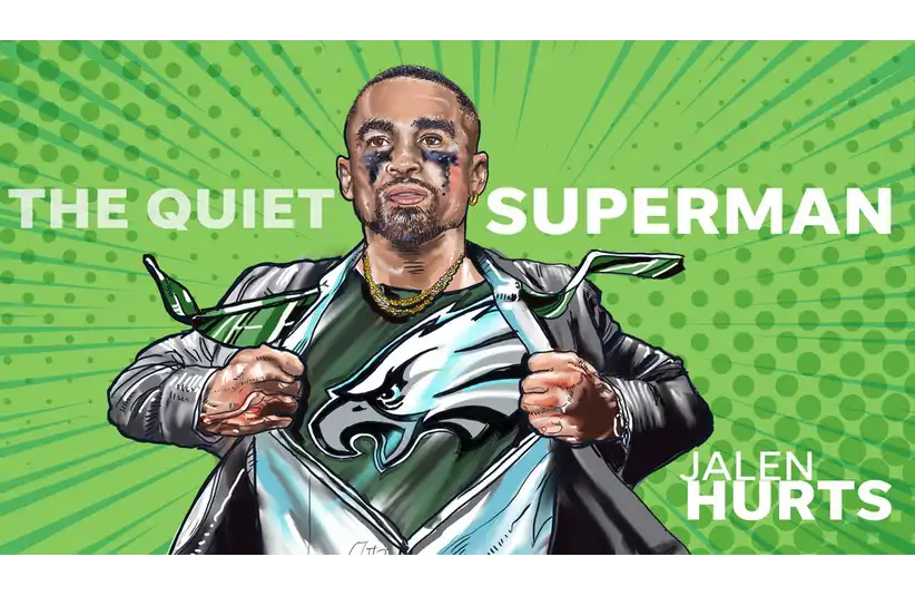 Jalen Hurts Promotional Image from USA Today Before 20225 Opener