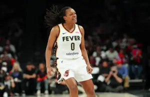 Kelsey Mitchell during a game last season.