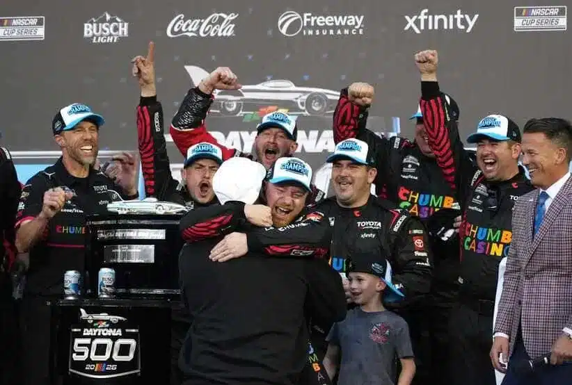 Tyler Reddick Kicking Off The 2026 NASCAR Cup Series Season At Daytona With A Historic Win.