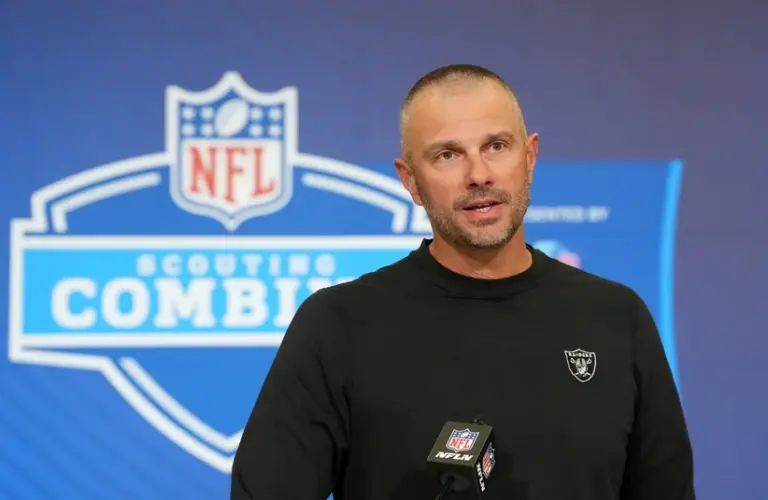 Las Vegas Raiders general manager John Spytek speaks