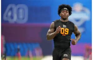 Zachariah Branch at the NFL Scouting Combine