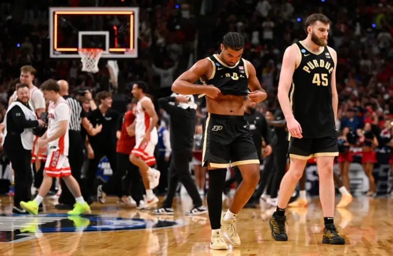Purdue and Matt Painter during the NCAA Tournament last year.