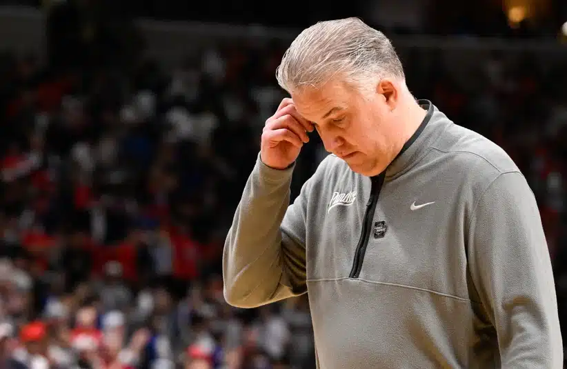 Purdue head coach Matt Painter during the NCAA Tournament.
