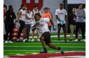 Kaelon Black at the Indiana Pro Day