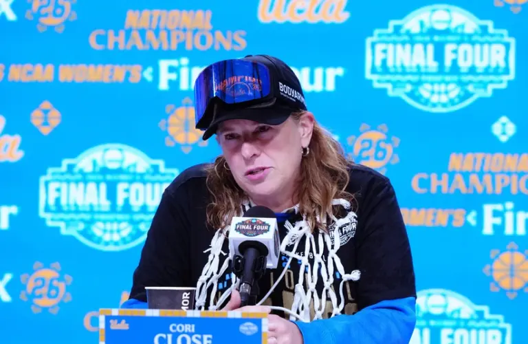 Women's NCAA Tournament last season Final Four press conference.