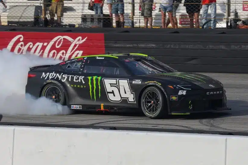 Ty Gibbs Burnout At Bristol.