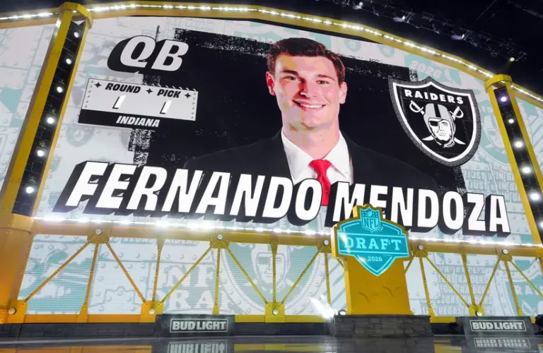 Fernando Mendoza selected first overall in the NFL Draft.