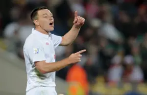 John Terry talking to the referees