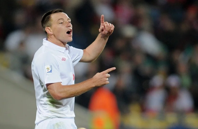 John Terry talking to the referees