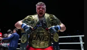 Anatoly Malykhin following the win.