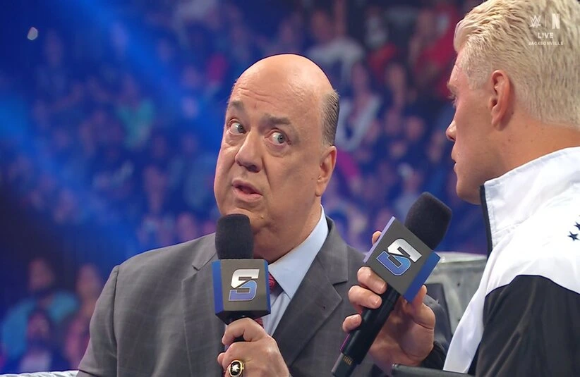 Cody Rhodes and Paul Heyman segment on WWE Smackdown last night.