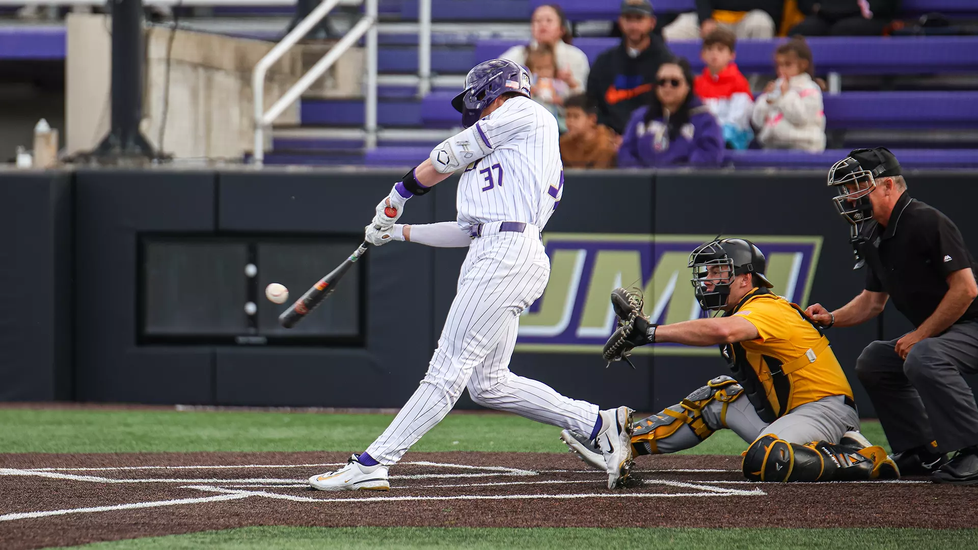 Ike Schmidly batting for James Madison