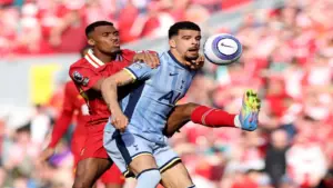 Tottenham Hotspur player Dominic Solanke in action.