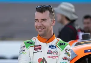 Oct 31, 2025; Avondale, Arizona, USA; NASCAR Truck Series driver Ben Rhodes (99) during the NASCAR Truck Series Championship race at Phoenix Raceway