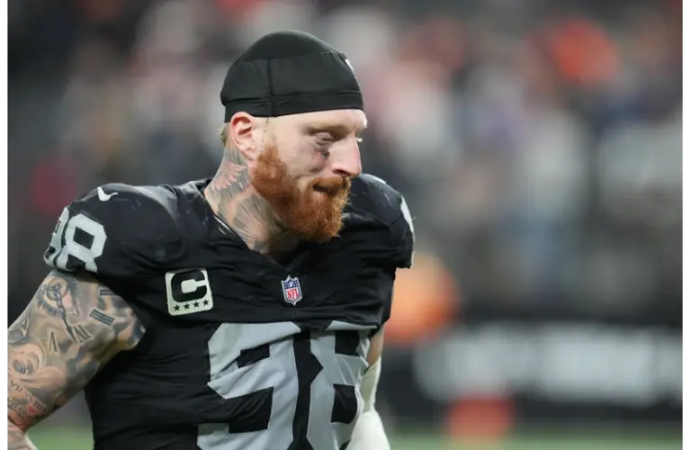 Rams potential target Maxx Crosby walking on the field