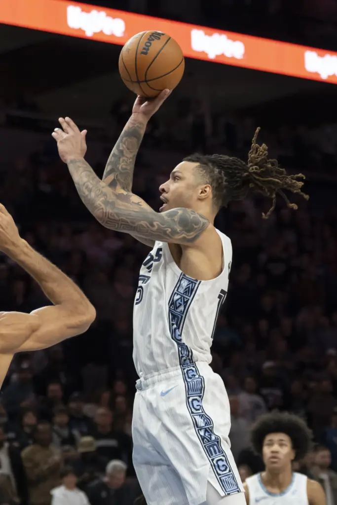 Memphis Grizzlies Forward Brandon Clarke shooting the basketball