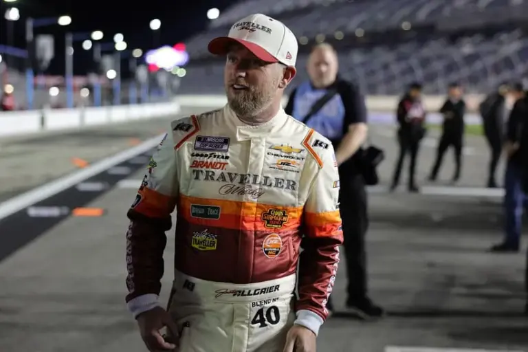 Power Rankings; Feb 11, 2026; Daytona Beach, Florida, USA; NASCAR Cup Series driver Justin Allgaier (40) during qualifying for the Daytona 500 at Daytona International Speedway.