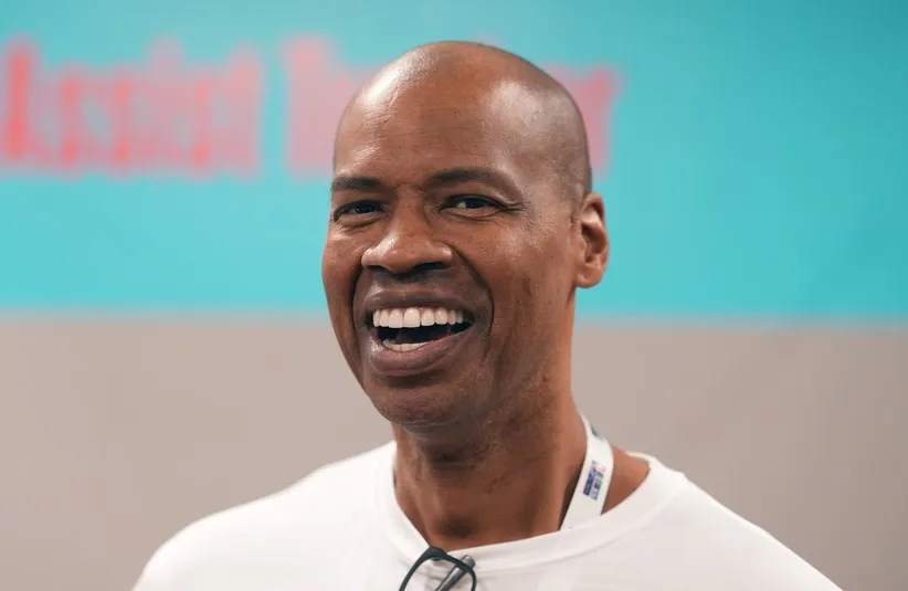 Jason Collins at NBA Cares Legacy Project Dedication at the Weingart YMCA.