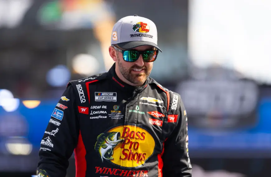 Feb 15, 2026; Daytona Beach, Florida, USA; NASCAR Cup Series driver Austin Dillon (3) during the 68th running of the Daytona 500 at Daytona International Speedway.