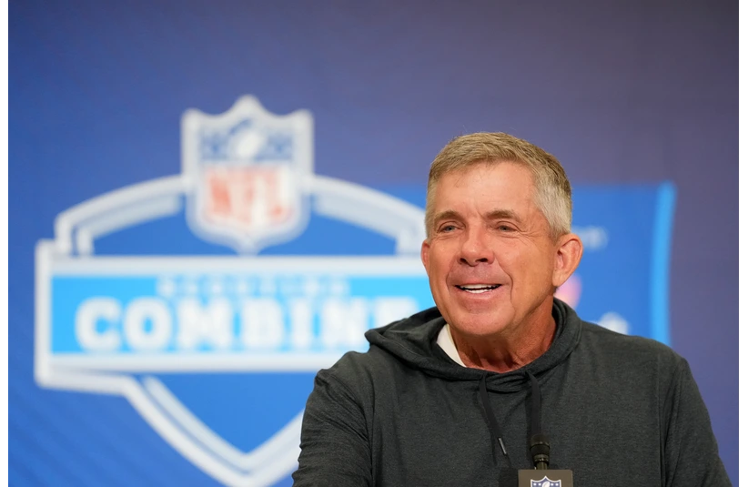 Broncos coach Sean Payton at the NFL Draft Combine