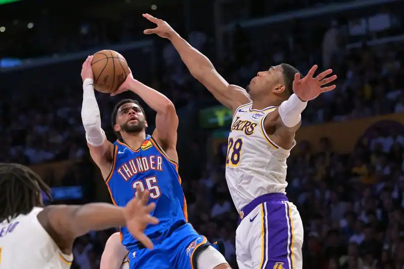 oklahoma city thunder los angeles lakers