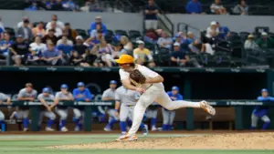 Feb 27, 2026; Arlington, TX, USA; UCLA vs, Tennessee during the Amegy Bank College Baseball Series at Globe Life Field.