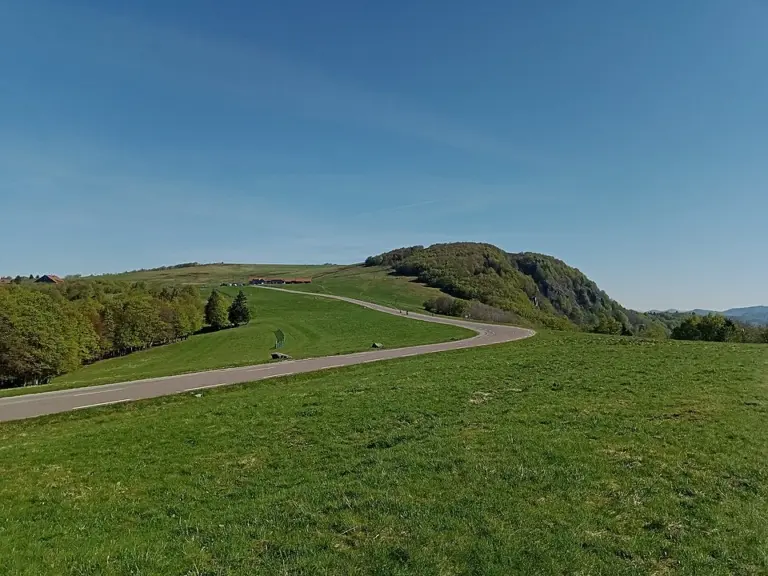 Le Ballon d'Alsace depuis le sud, Lepuix, Territoire de Belfort, France