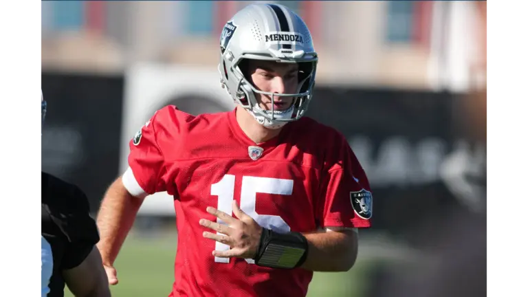 Mendoza at training camp