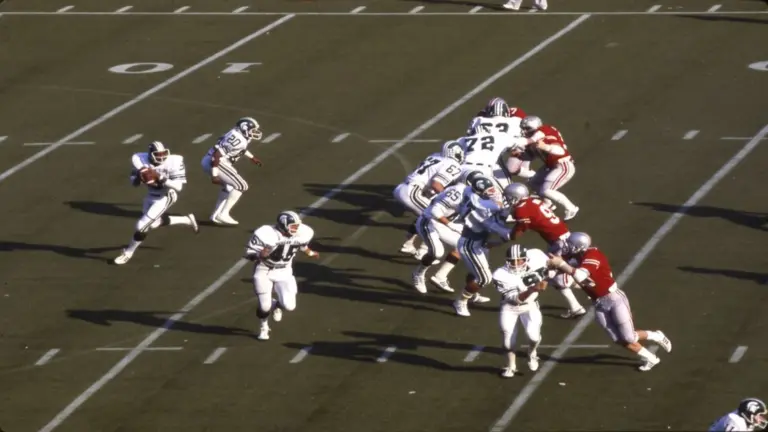 Ohio State Buckeyes versus the Michigan State Spartans football game