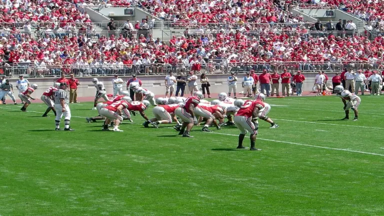 The Scarlet Gray Scrimmage game at Ohio State University.