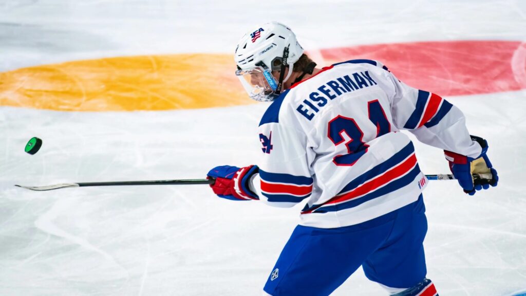 Cole Eiserman of the New York Islanders