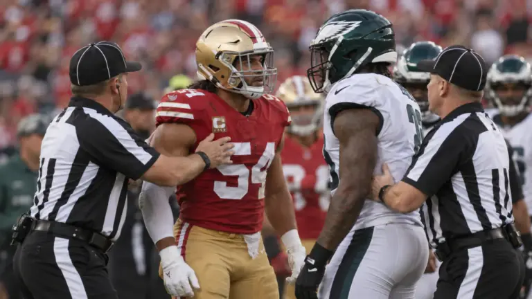 NFL suspends 49ers’ Dre Greenlaw one game for head-butt