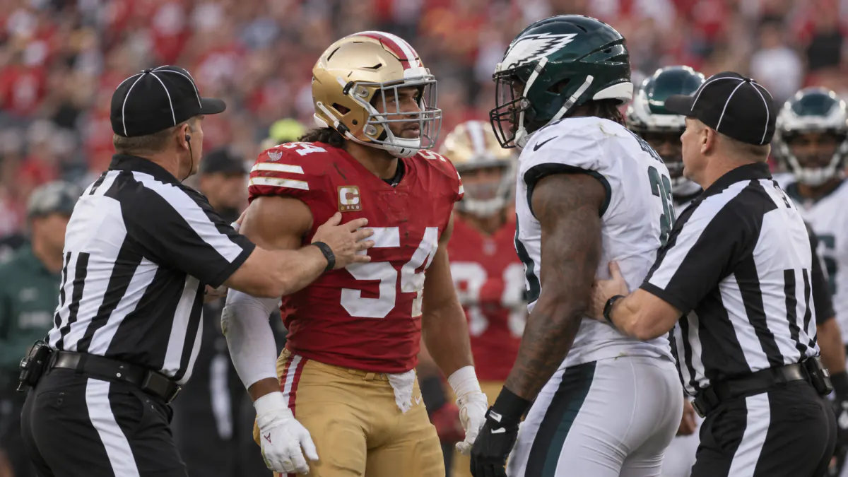 NFL suspends 49ers’ Dre Greenlaw one game for head-butt