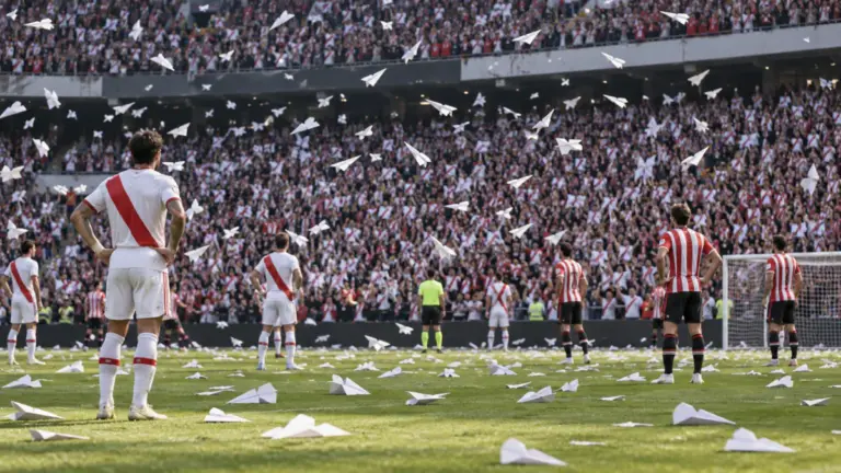 Rayo Vallecano Fans’ Paper Plane Protest Halts Athletic Club Game