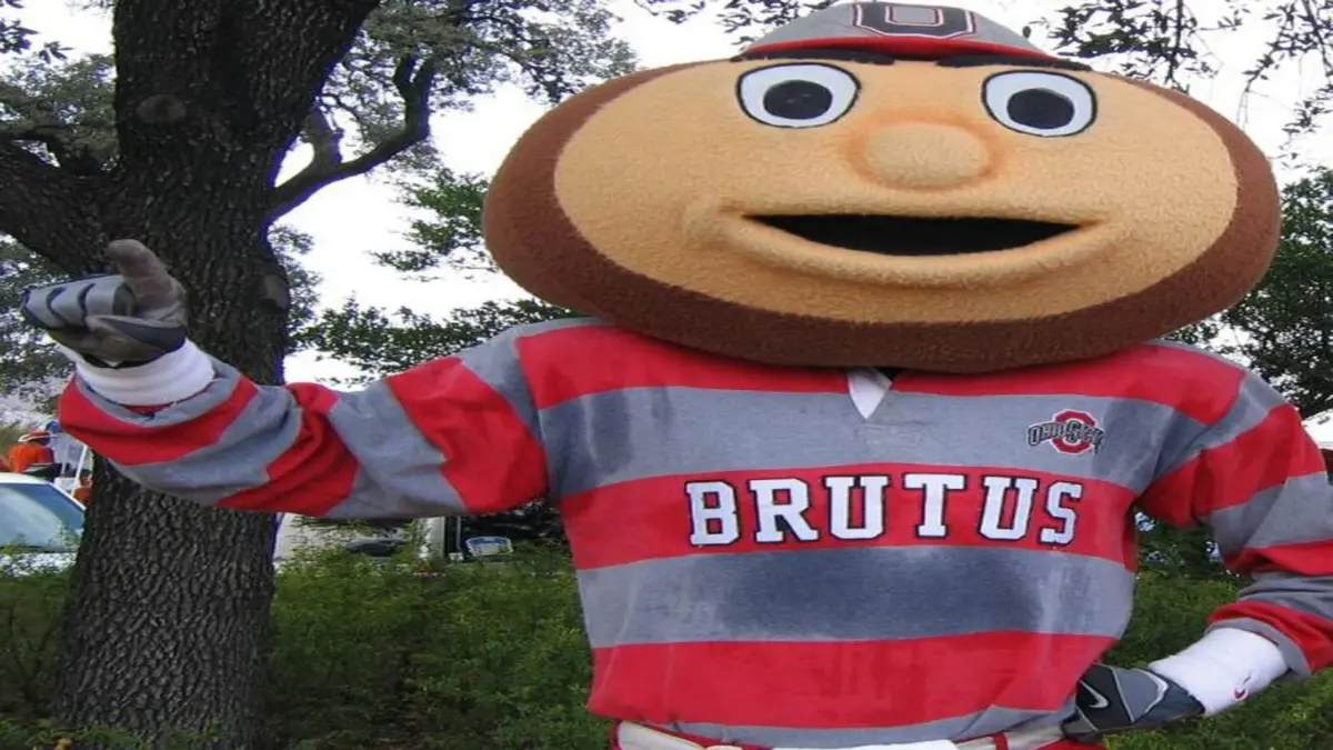 Ohio State mascot Brutus.