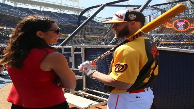 ESPN's Jessica Mendoza chats with Bryce Harper on Gatorade All-Star Workout Day. Diary, she would be a good managerial hire for the Yankees.