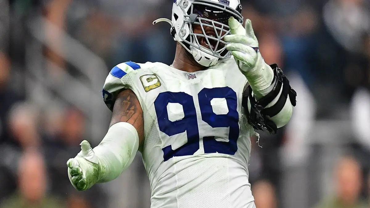 Colts defensive leader DeForrest Bunkner during a game.