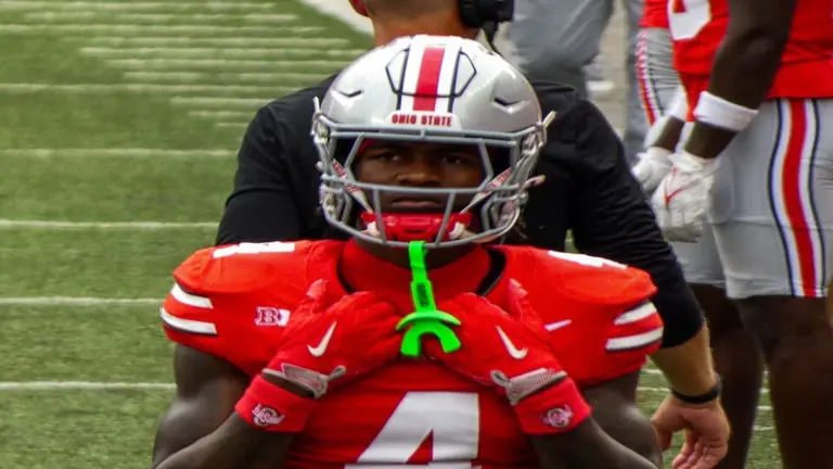 Ohio State wide receiver Jeremiah Smith