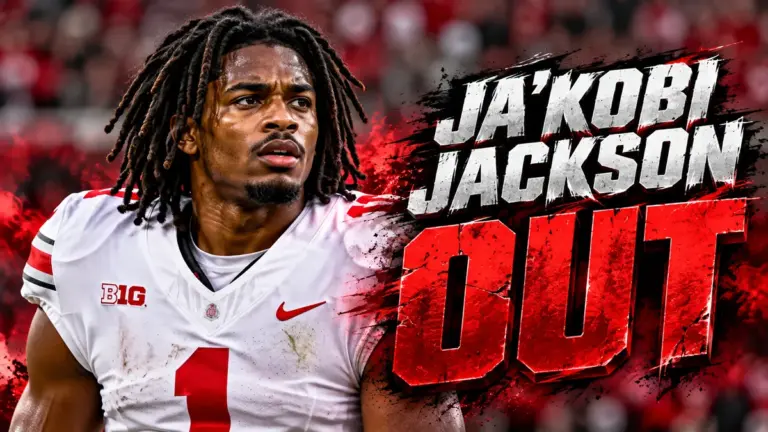 Ja'Kobi Jackson out for Ohio State vs. Indiana