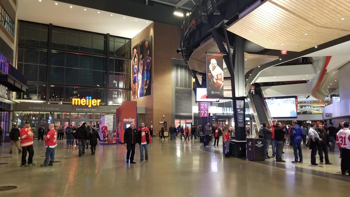 Jets vs Red Wings game site: Detroit Red Wings play a home game at Little Caesars Arena