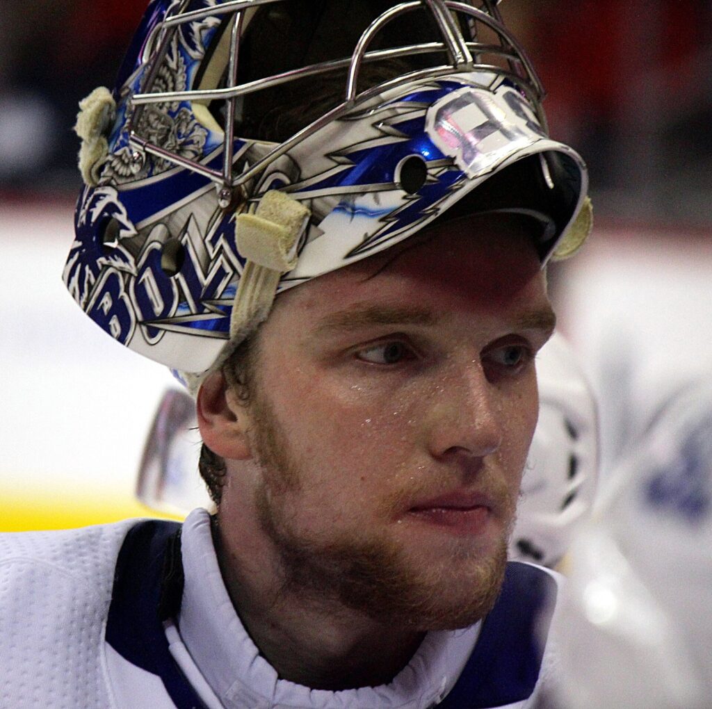 Lightning vs Capitals score: Tampa Bay goaltender Andrei Vasilevskiy during a game