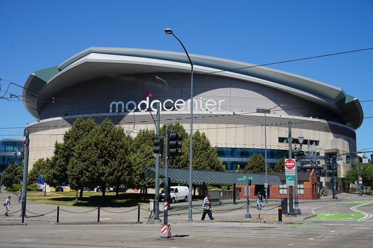 Braiden Bell firing: Moda Center in Portland, home of the Trail Blazers