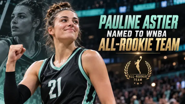 Liberty's Pauline Astier Named to WNBA All-Rookie Team