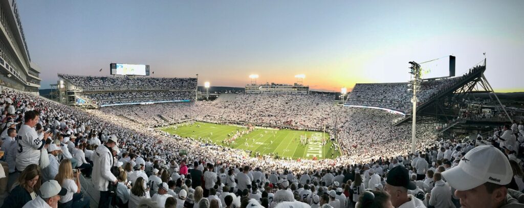 Penn State football at Beaver Stadium before the Northwestern Ryan Field debut loss
