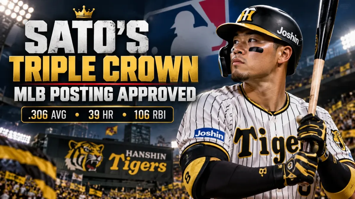 Sato's Triple Crown Season Fuels MLB Posting